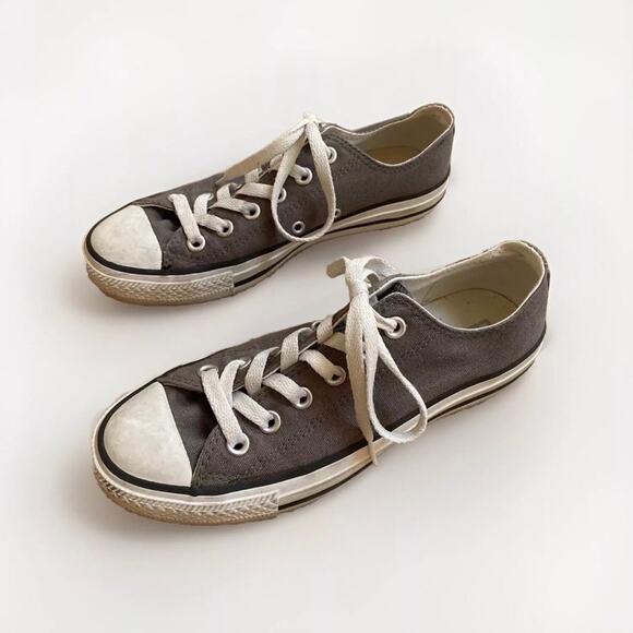 Converse Shoes - Converse Charcoal Grey Double-Tongue Chuck Taylor All-Star Sneakers Women Sz 7